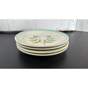 Lot of 4 Franciscan Tulip Time Bread Plates 6.75" 1960's